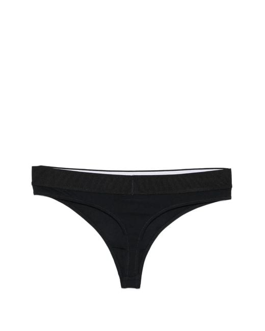 Tom Ford Black Logo Thongs