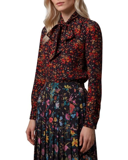 Gucci Red Printed Silk Shirt