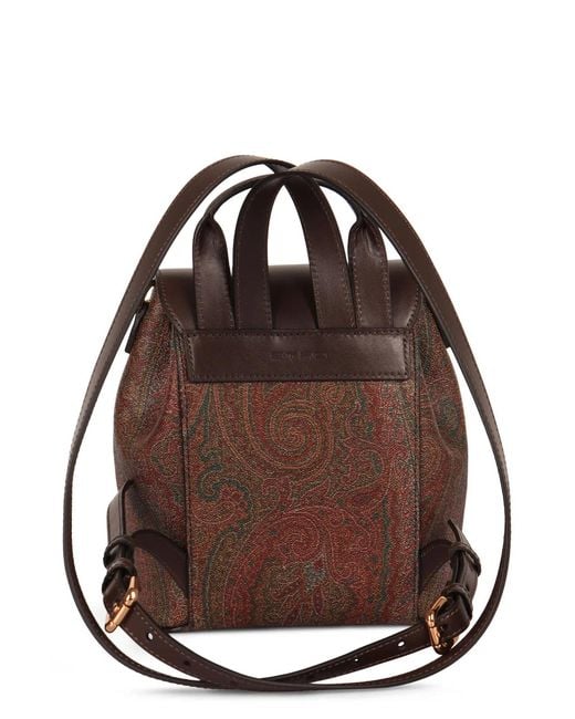 Etro Brown Essential Small Backpack