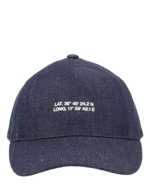 A.P.C. Blue Cotton Hat