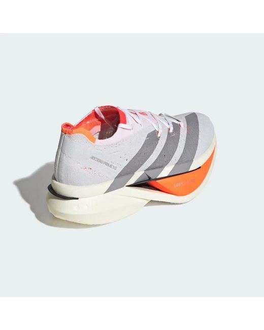 Adidas Originals White Adizero Prime X3 Strung for men