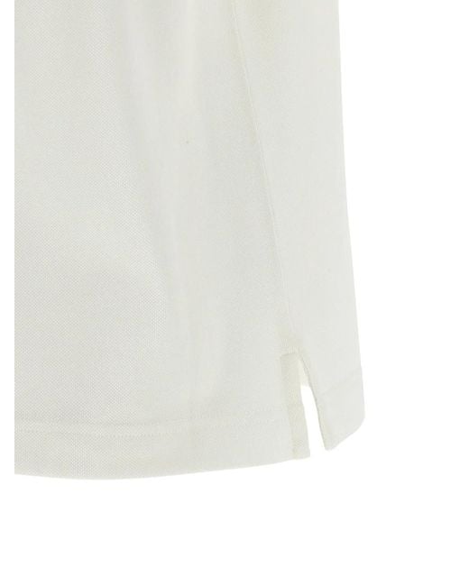 Burberry White 'Priscilla' Polo Shirt