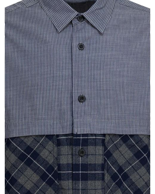 Comme des Garçons Blue Comme Des Garçons Homme Plus Cotton Shirt for men