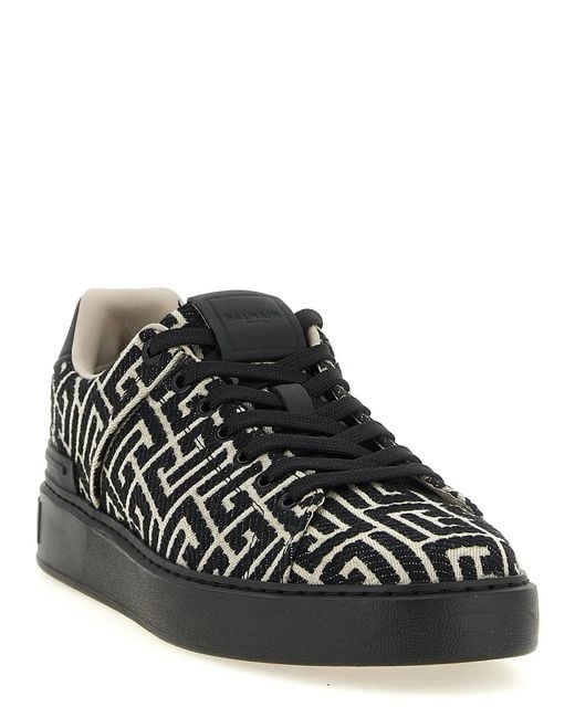 Balmain Black 'B-Court' Sneakers for men