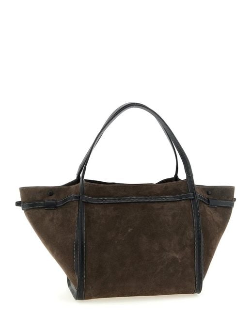 Tod's Brown Medium 'Tim' Shopping Bag
