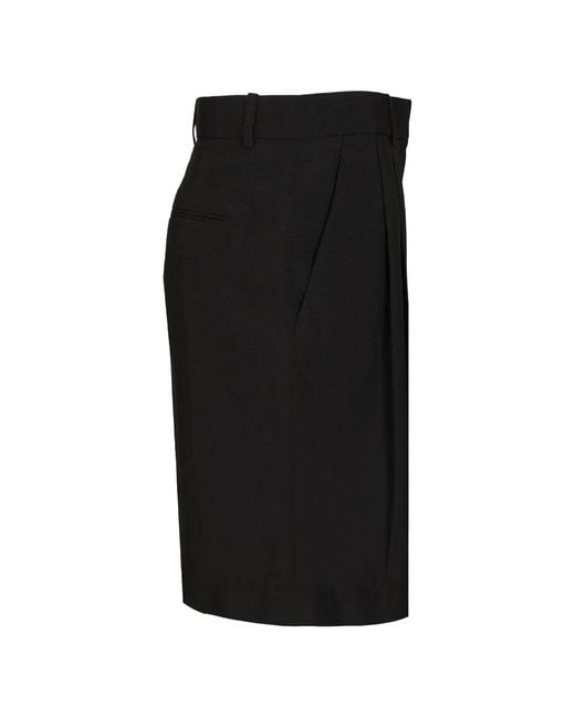Khaite Black Auggie Shorts
