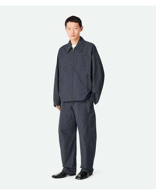 Bottega Veneta Blue Cotton Jacket for men