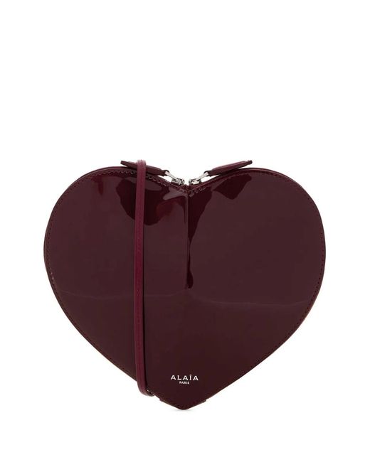 Alaïa Purple Alaia Shoulder Bag