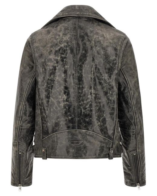 DIESEL Black 'L-Eon-Cjcm' Jacket for men