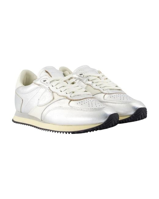 Philippe Model White Blville Low Sneakers