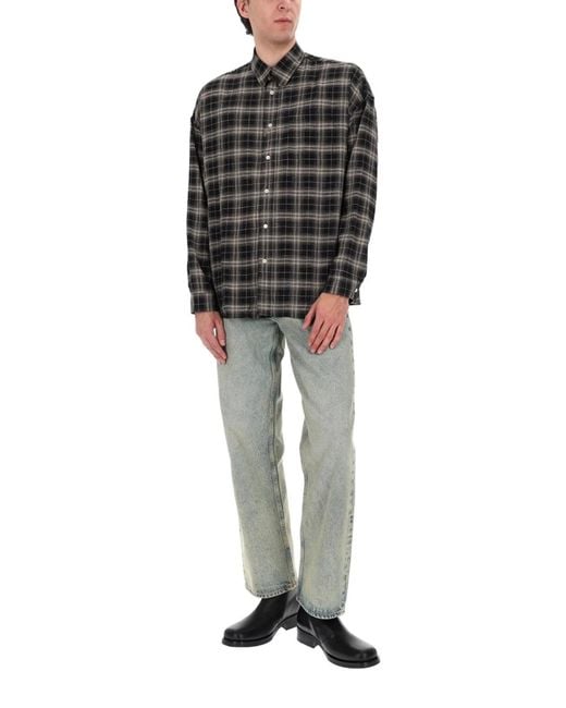sunflower Black Camicia A Quadri for men