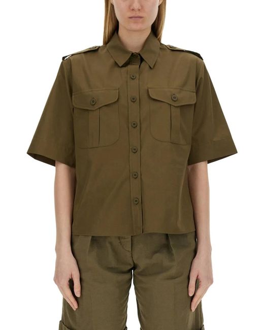 Aspesi Green Cotton Shirt