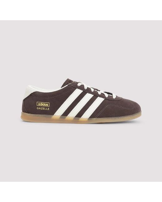 Adidas Originals Brown Gazelle Lo Pro Suede Leather Sneakers