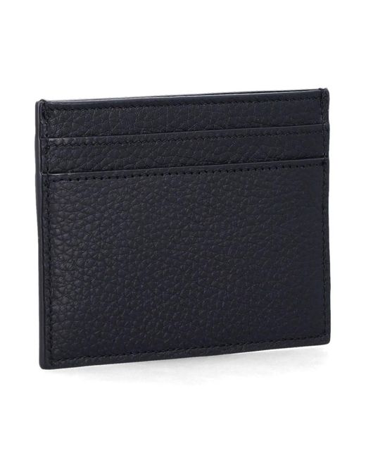 Saint Laurent Blue Tiny Cassandre Card Case for men