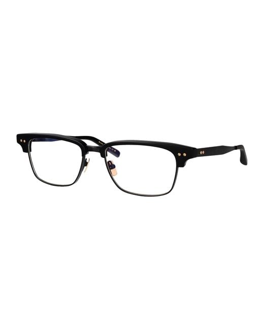 Dita Eyewear Black Metal Glasses for men