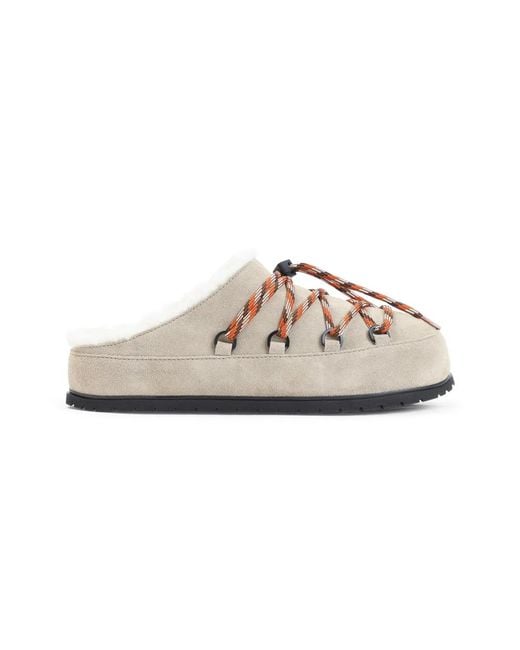 Prada Pink Deserto Shearling-Lined Mules
