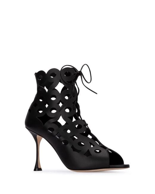 Manolo Blahnik Black Stivali