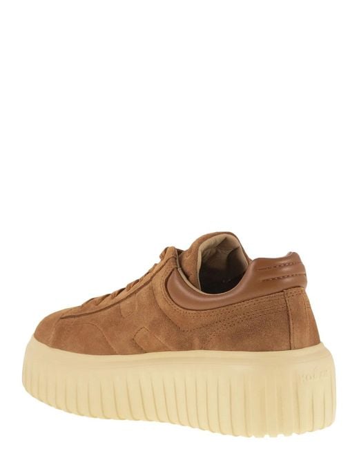 Hogan Brown H-Stripes