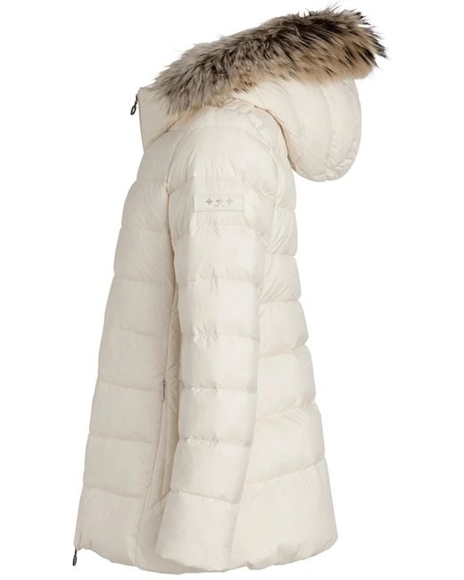 Tatras Natural Hooded Padded Coat