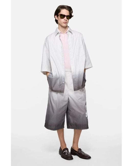 Acne White Soffia Ss Dip Dye Midsummer for men