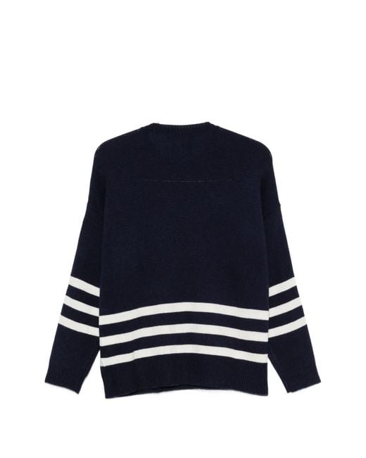 Semicouture Blue Zena Wool Jumper