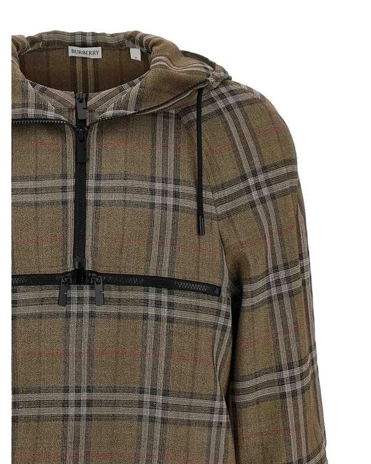 Burberry Green Multilayer Shirt for men