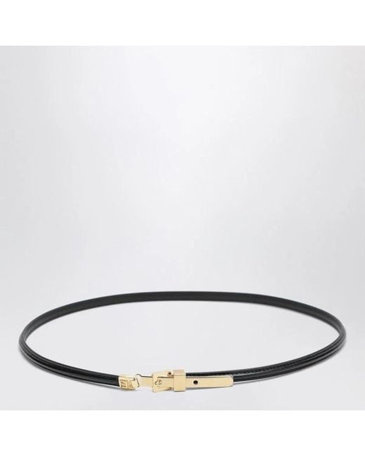 Fendi White Ff Leather Belt