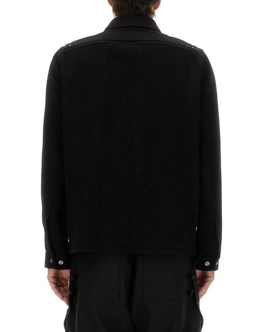 Rick Owens Black Wool Jackets for men