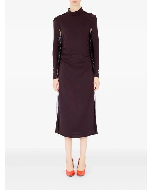 Maison Margiela Purple Midi Dress