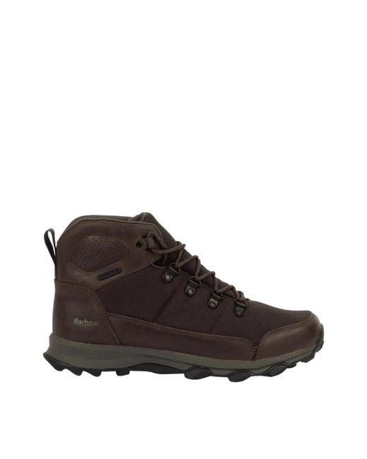 Barbour Brown Malvern Hiker Boots for men