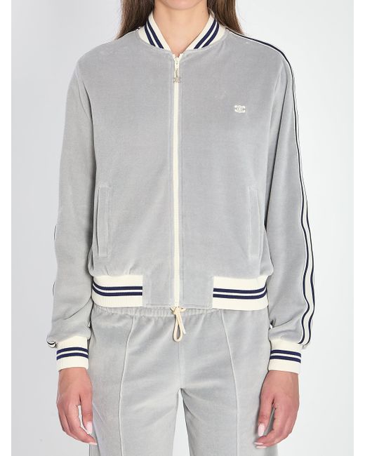 Céline Gray Teddy Tracksuit Triomphe Cotton Jacket