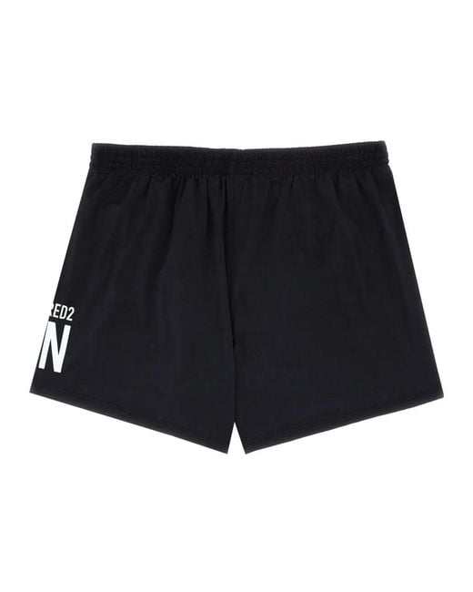 DSquared² Black Boxer "Icon" for men