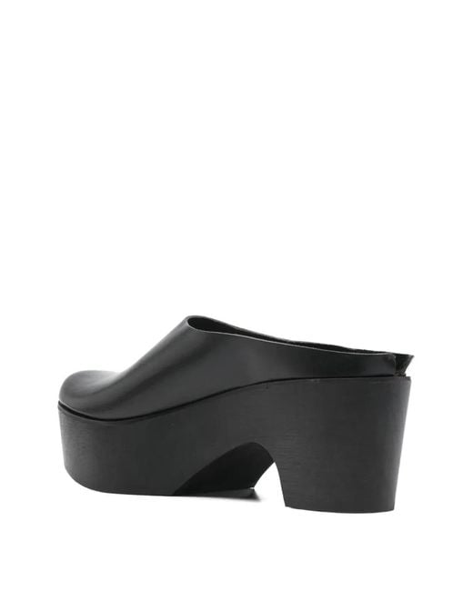 Daniela Gregis Black "Clog" High Sabot Mule