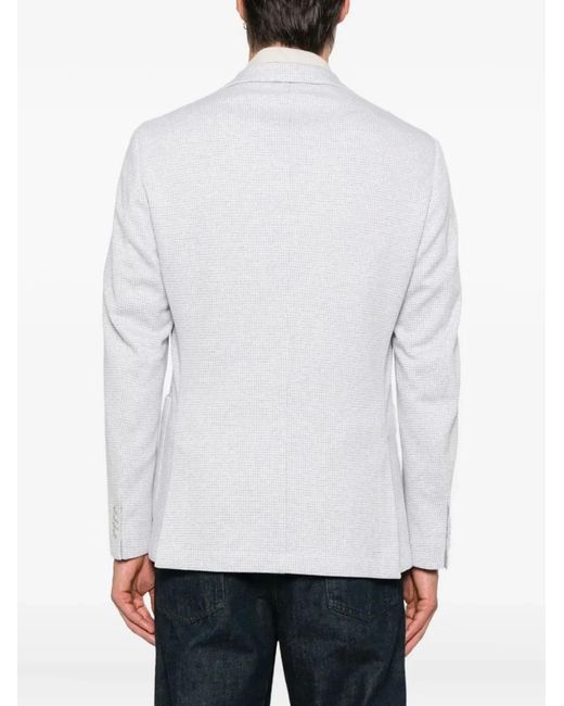 Boss White Polyester Jacket for men