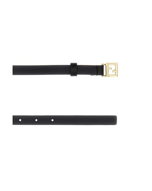 Fendi White Small Belt