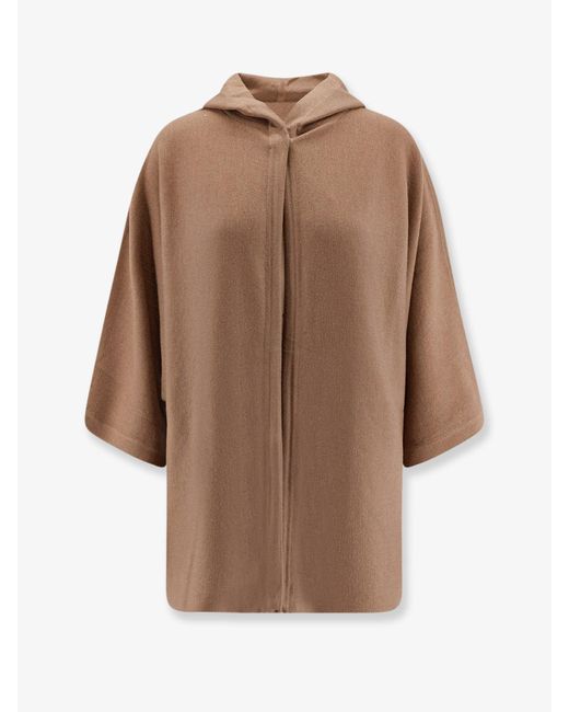 Max Mara Brown Aster Virgin Wool Cardigan