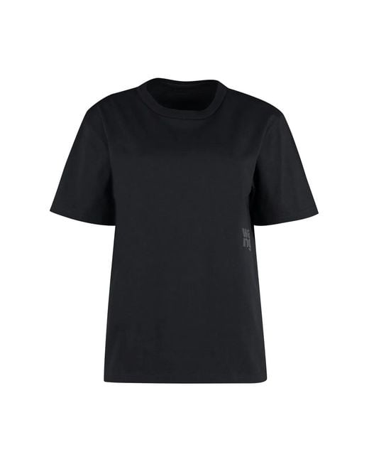 T By Alexander Wang Black Essential T Shirt