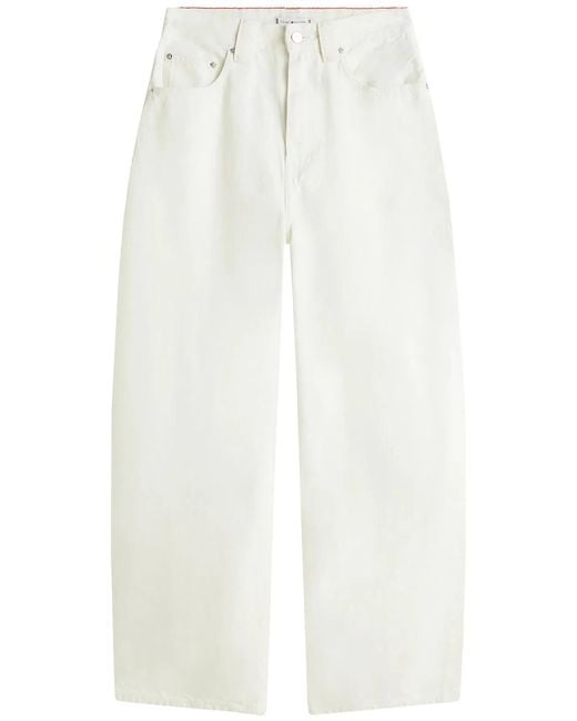 Tommy Hilfiger White Dnm Ecru Barrel Rw