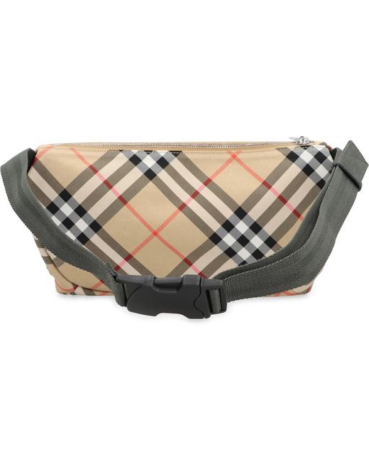 Burberry Natural Technical Fabric Belt Bag for men