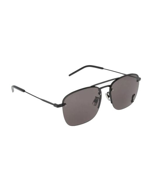 Saint Laurent Gray Sunglasses Sl 309 M 001/15/145