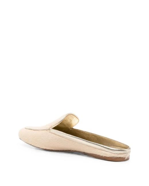 Forte_forte White Ponyskin Loafers