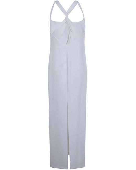 Ralph Lauren White Woven "Gown" Dress