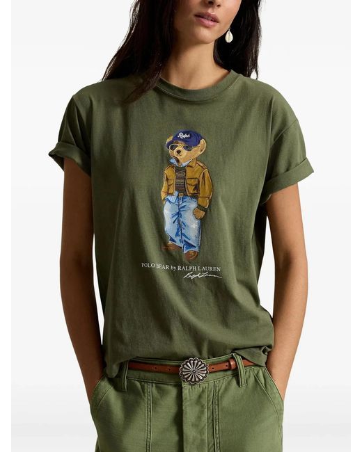 Polo Ralph Lauren Green Bear T-Shirt