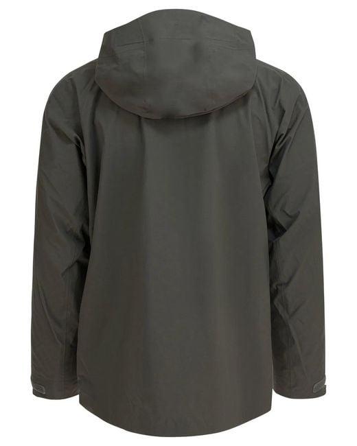 Houdini Sportswear Gray Recycled Polyester Jacket for men