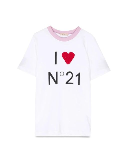 N°21 White T-Shirt Mc I Love N21