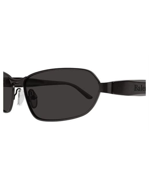 Balenciaga Black Metallic Sunglasses
