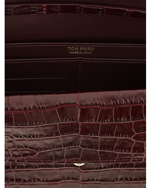 Tom Ford Purple 'Aube' Mini Clutch