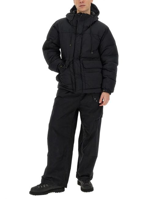 C P Company Black Vail Combo Jacket for men