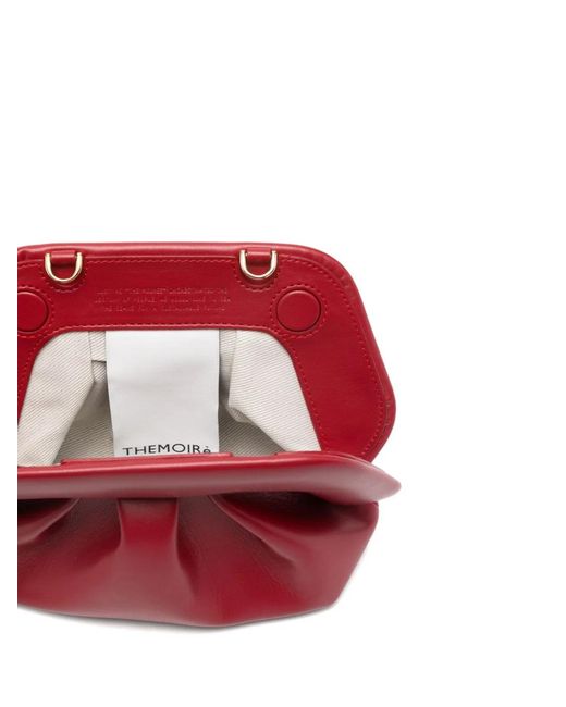 THEMOIRÈ Red Bios Small Vegan Leather Clutch