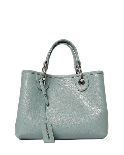 Emporio Armani Gray Myea Small Shopping Bag